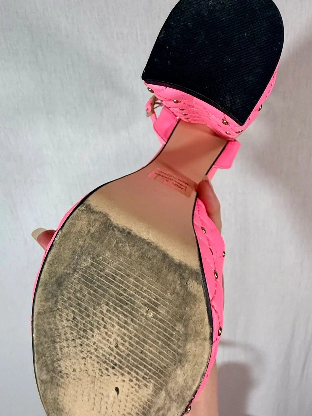 DollsKill Lanzi size 9 Pink Platform Heels by lemon drop by privileged